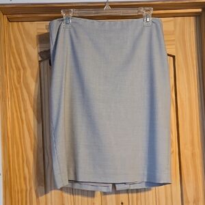 Light Gray Pencil Skirt for Work